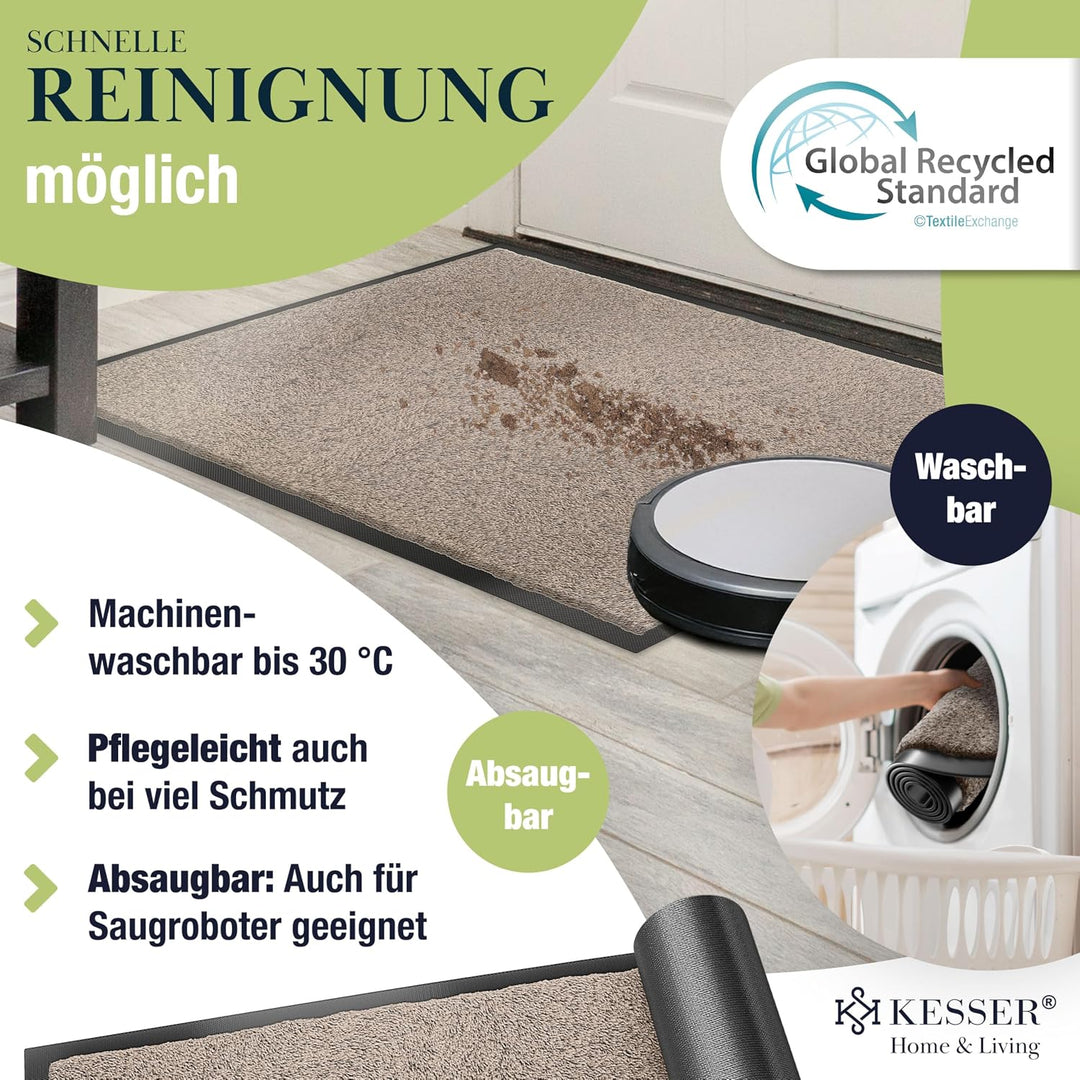 KESSER Schmutzfangmatte, Profi Fussmatte in vielen Grössen, Türmatte, Teppich, Fussabtreter &amp; Fussab