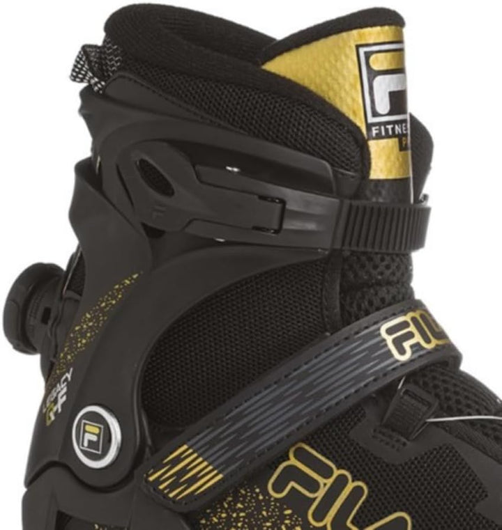 FILA SKATES Herren Legacy Qf Inline Skate 43 BLACK/GOLD, 43 BLACK/GOLD