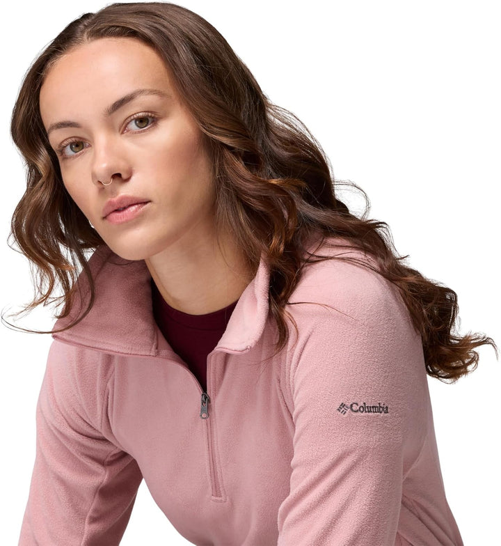 Columbia Fleecejacke mit halbem Reissverschluss für Damen, GLACIAL IV PRINT, AK1130 L Radiergummi, R