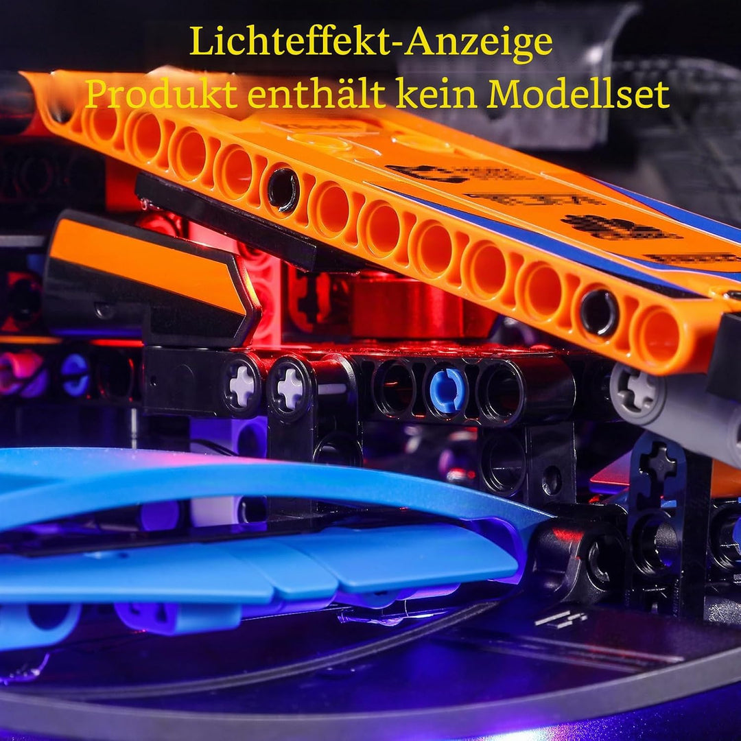 GEAMENT LED Licht-Set Kompatibel mit Lego McLaren Formel 1 F1- Beleuchtungsset für Technic 42141 Bau