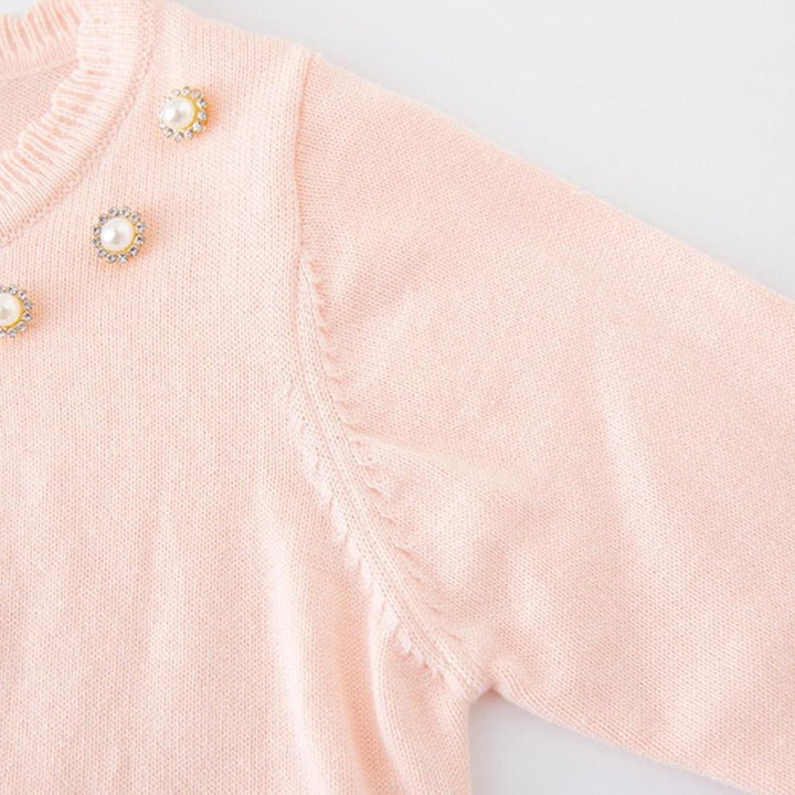 Strickjacke Mädchen Kinder Basic Bolero Kommunion Cardigan Bolero Jäckchen Lange Ärmel Mädchen 