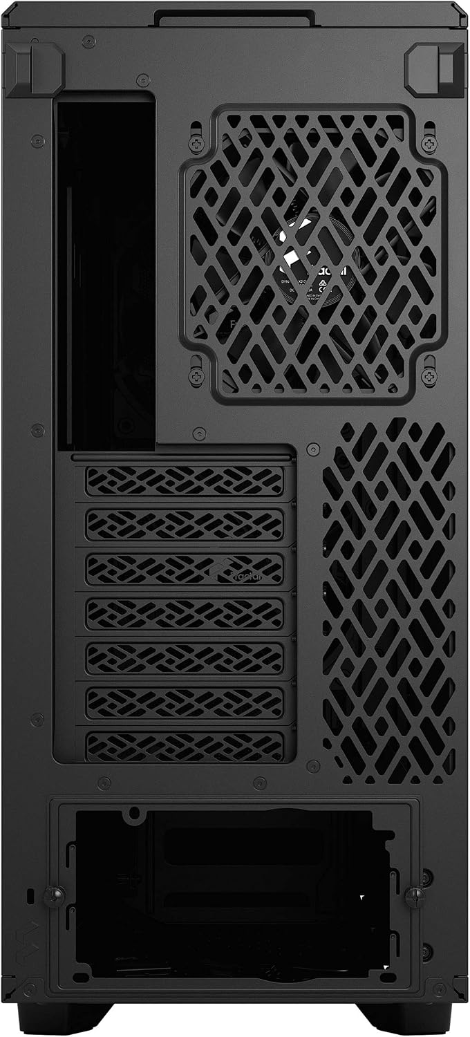 Fractal Design Meshify 2 Compact Black ATX Flexible High-Airflow Dark Tinted Tempered Glass Window M