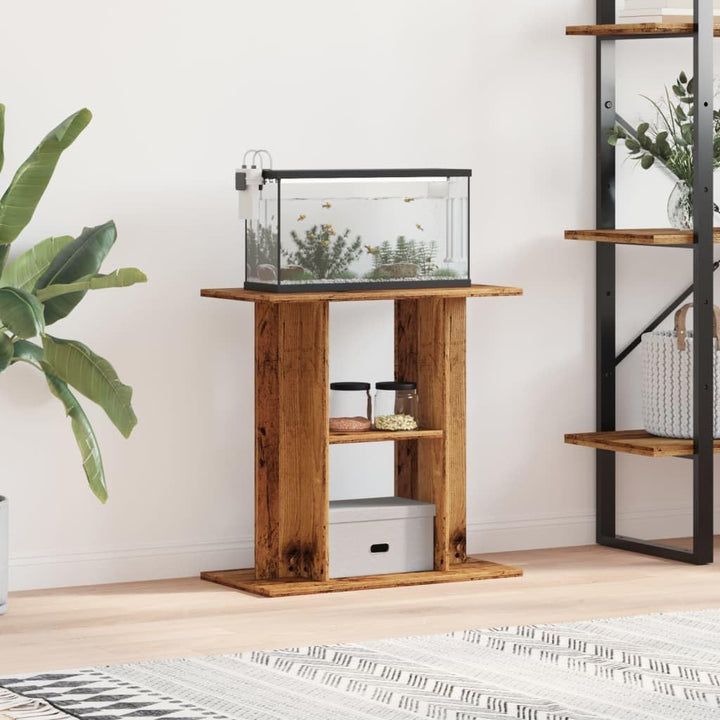 vidaXL Aquariumständer Aquarium Unterschrank Aquarienschrank 60 x 30 x 60 cm Altholz, 60 x 30 x 60 c