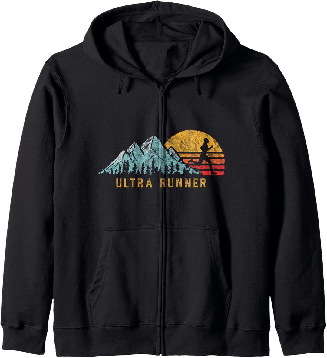 Ultra Runner - Retro Style Vintage UltraMarathon Kapuzenjacke