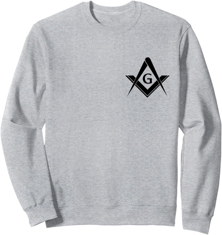 Freimaurer Symbol Zeichen G Gott Zirkel Winkel Emblem Loge Sweatshirt