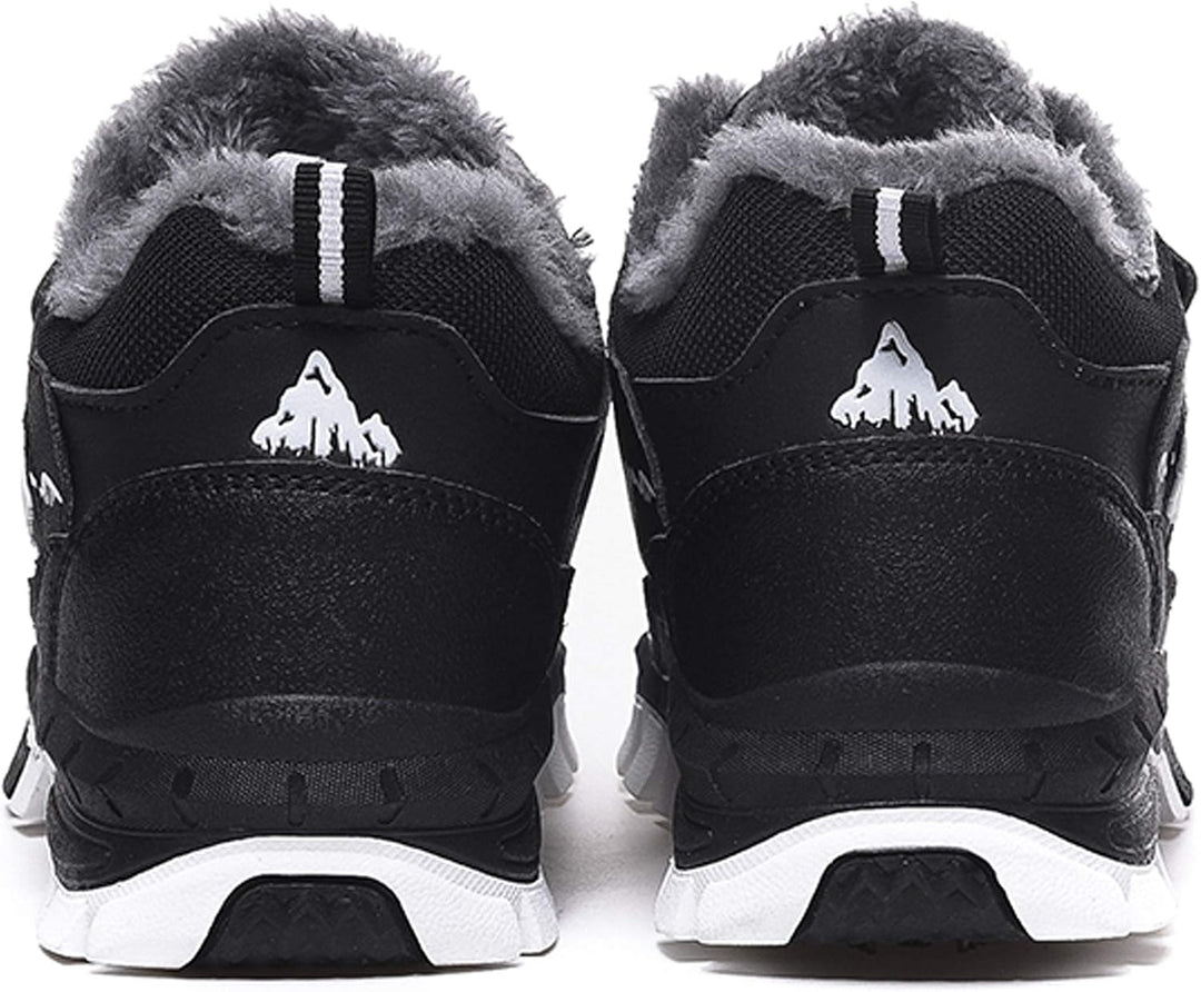 Kinder Winterschuhe Warm Gefütterte Winterboots Jungen Mädchen Trekkingschuhe Schneestiefel Baumwoll