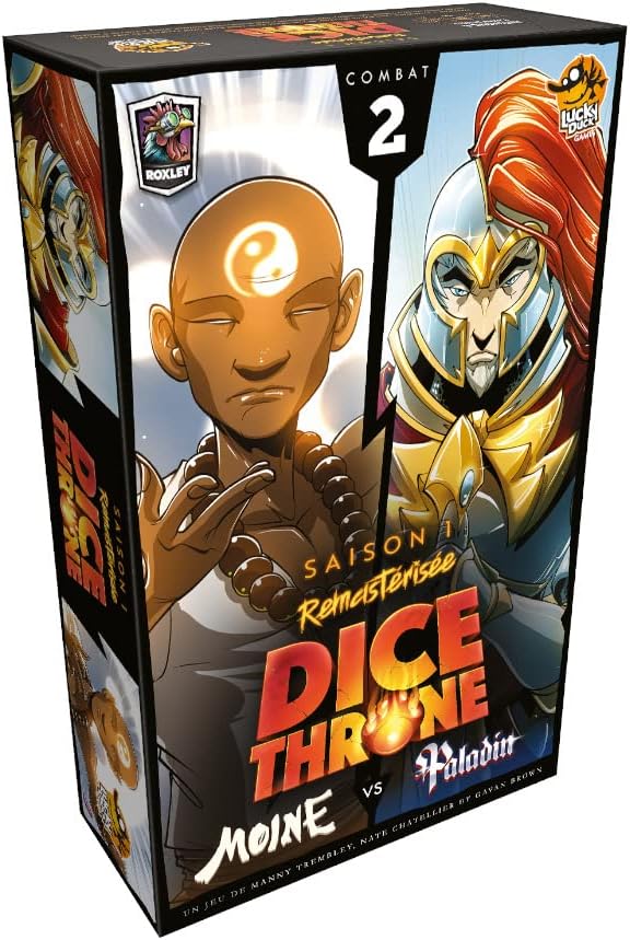 Dice Throne Staffel 1 Mönch vs Paladin