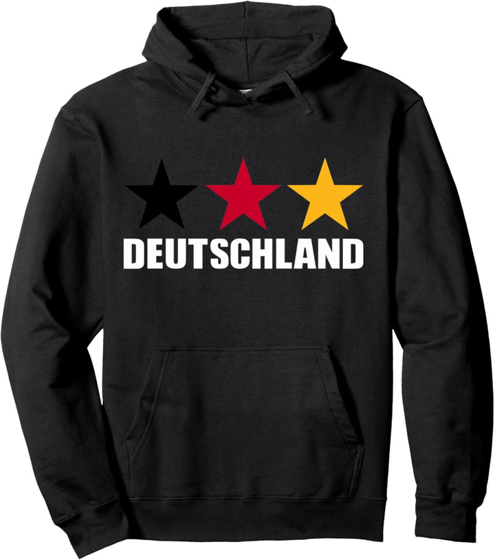 Deutschland Sterne Pullover Hoodie