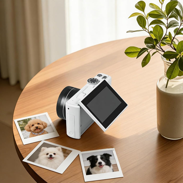 Digitalkamera mit Klappdisplay 5K Video Autofokus für Vlogging Reisen