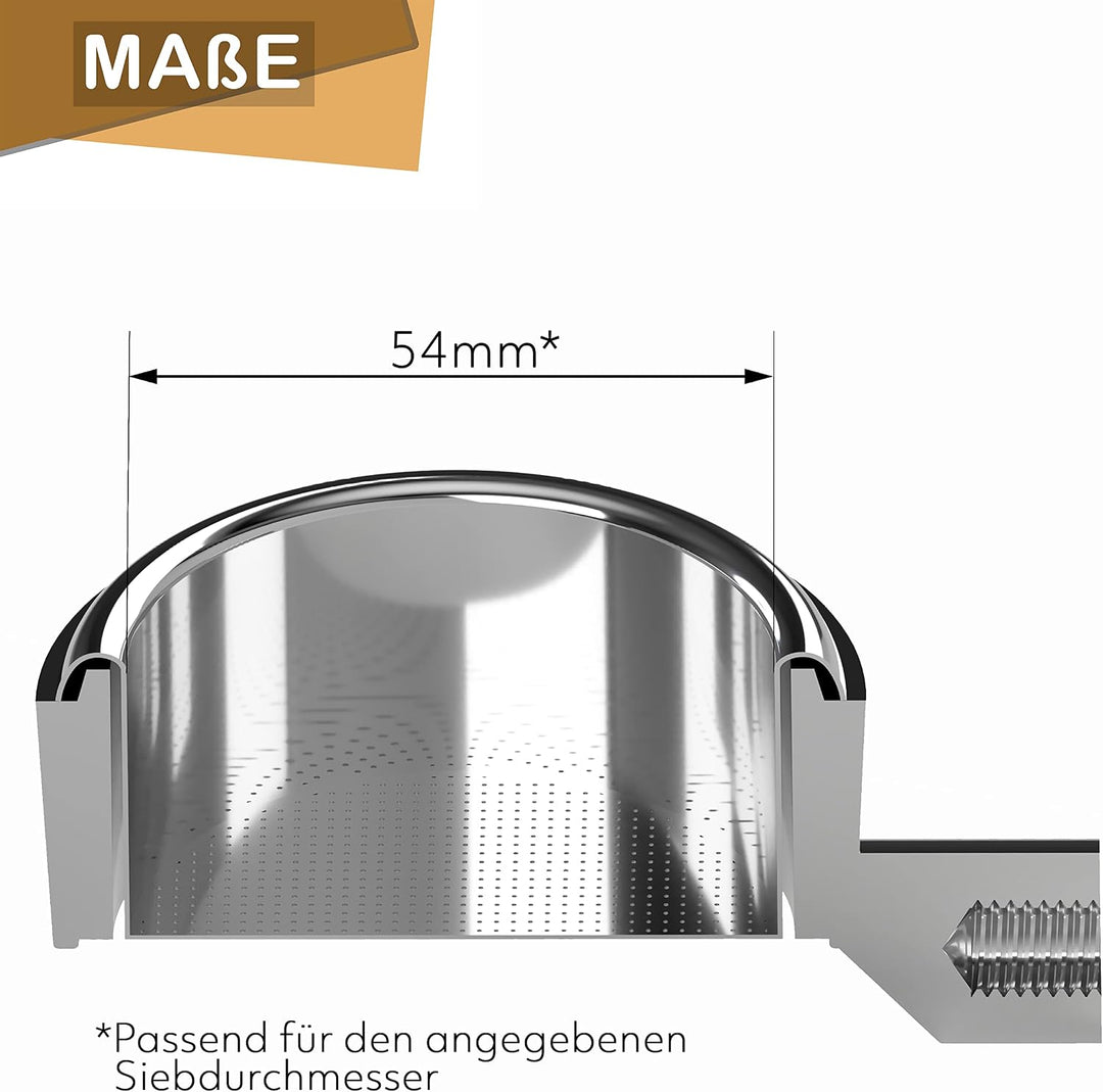 Clara Coffee Tamper aus hochwertiger Eiche | Stampfer in 53mm für Espresso in Barista Qualität | Esp