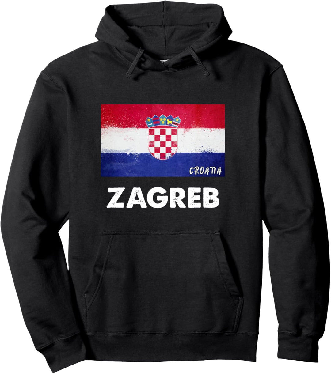 Zagreb Kroatien Pullover Hoodie