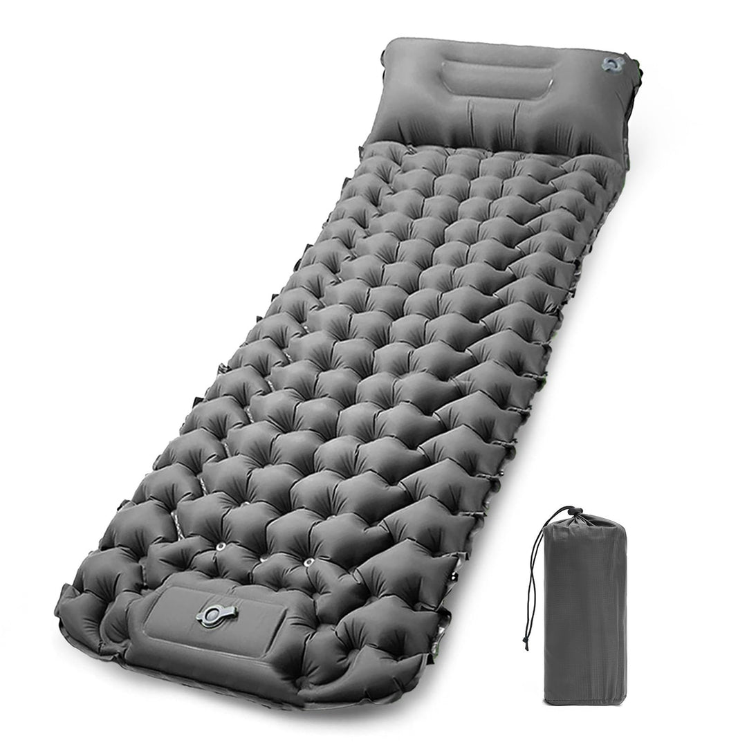 CALIYO Isomatte Camping – Verdickte Luftmatratze mit FusspressPumpe, Ultraleicht &amp; Wasserdicht | Int