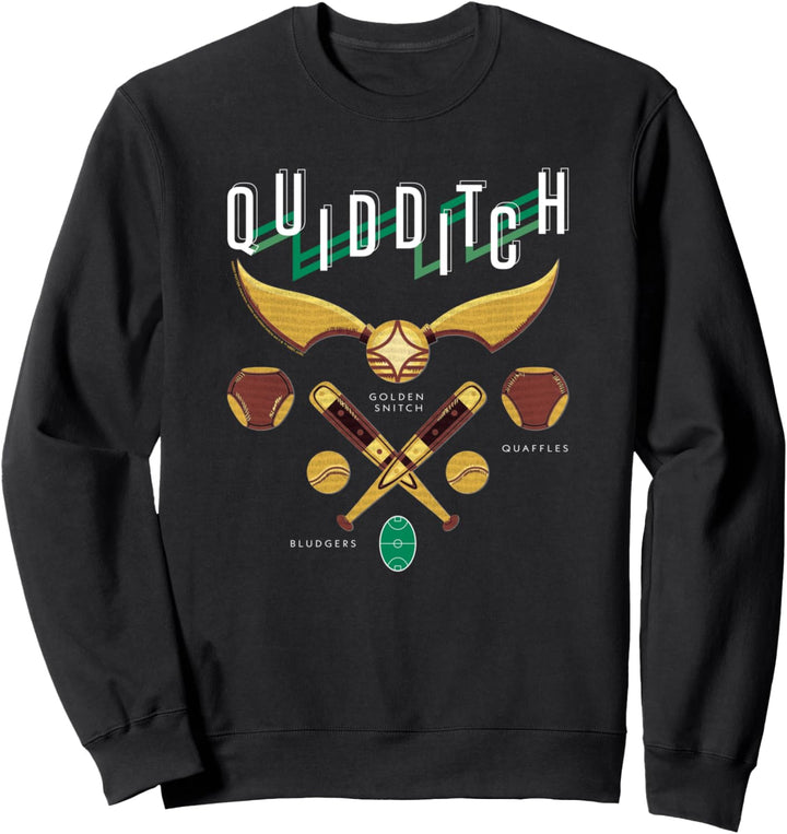 Harry Potter Quidditch Equipment Logo Sweatshirt