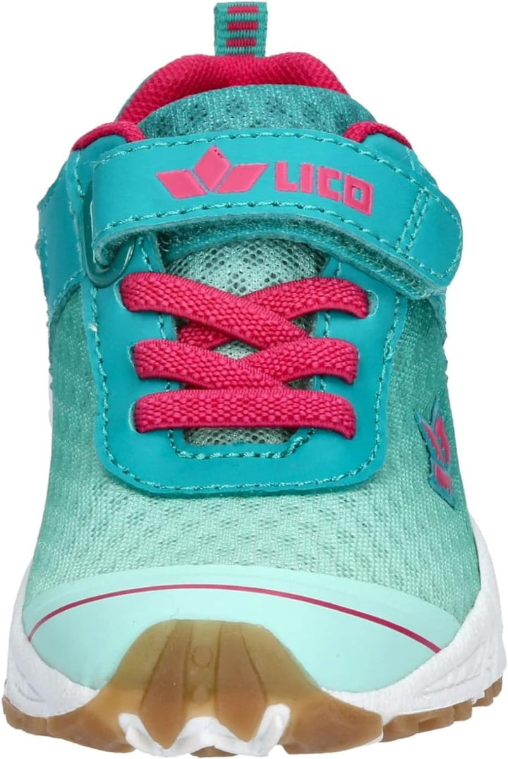 Lico Unisex Kinder Barney Hallenturnschuhe 26 EU Grün Pink, 26 EU Grün Pink