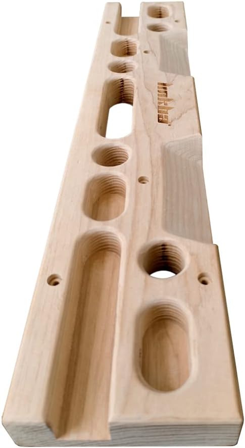 Hölzerne Hängebretter Klettergriffbrett Tür Handverstärker Ausrüstung für das Training Fingergriff u