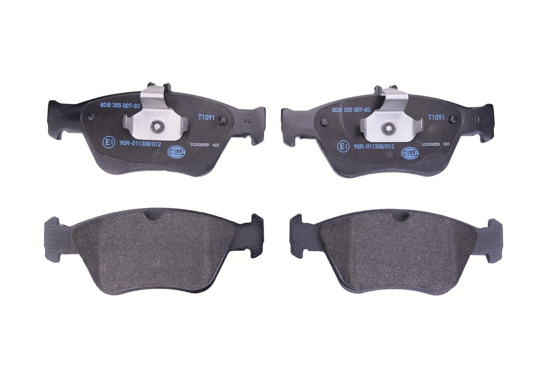 HELLA PAGID 8DB 355 007-831 Bremsbelagsatz - T1091 - Dicke/Stärke: 19.8mm - Bremssystem: Teves - für