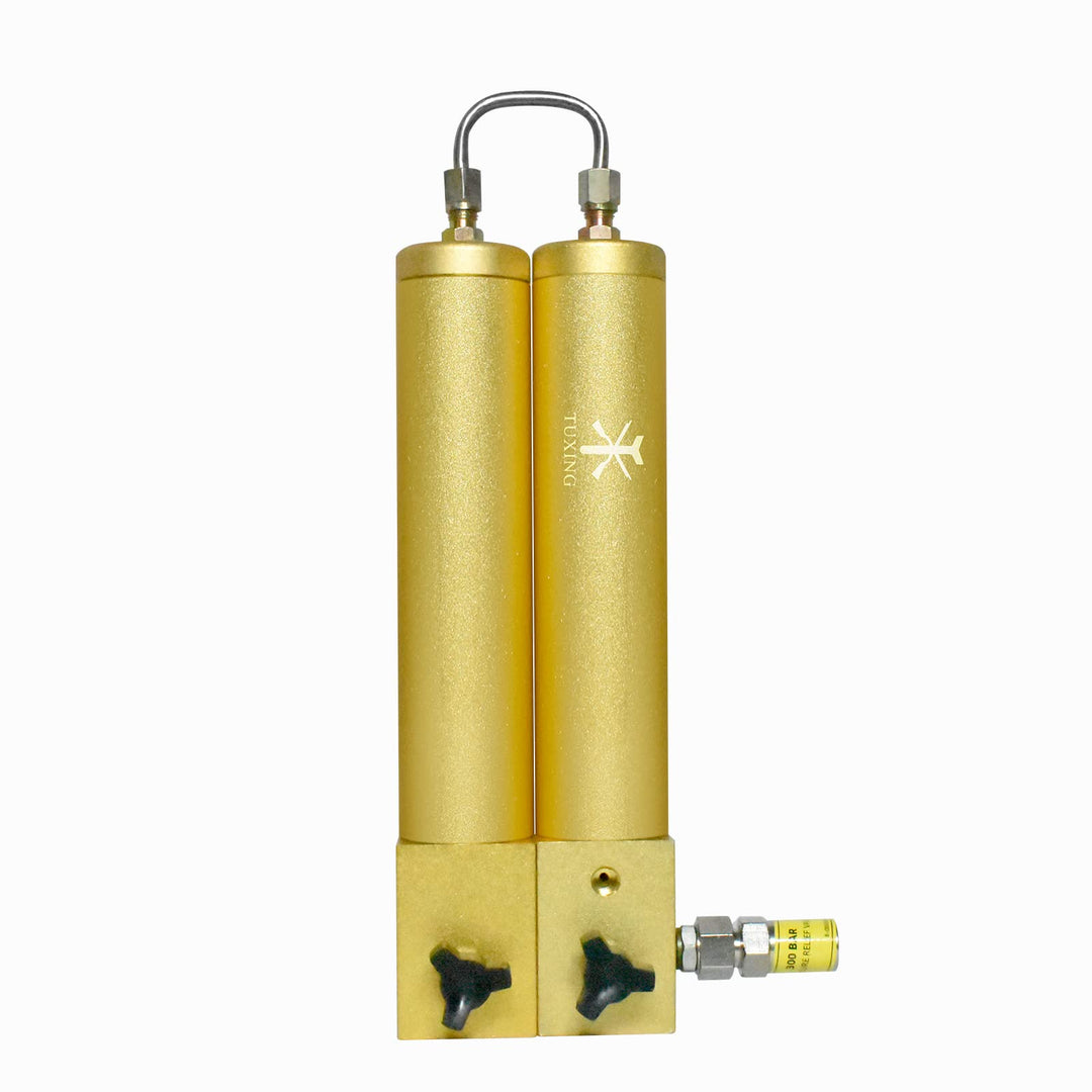 TUXING 30 MPa Hochdruckluftfilter Externer Öl-Wasser-Trenner Zweistufige Filtration für Luftkompress