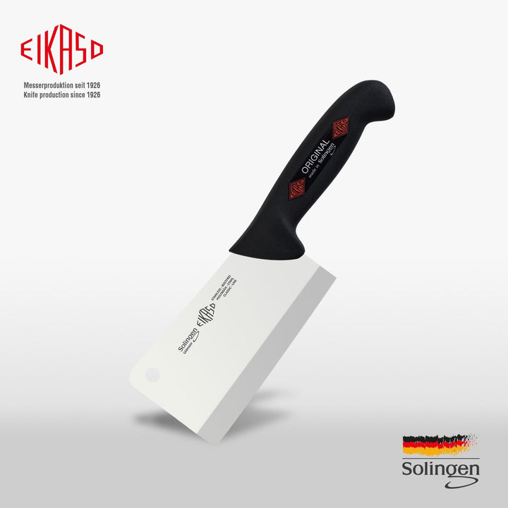 Solingen Eikaso Profi Hackbeil (16 cm mit kleinerem Griff) für Knochen und Fleisch, geeignet als Hac