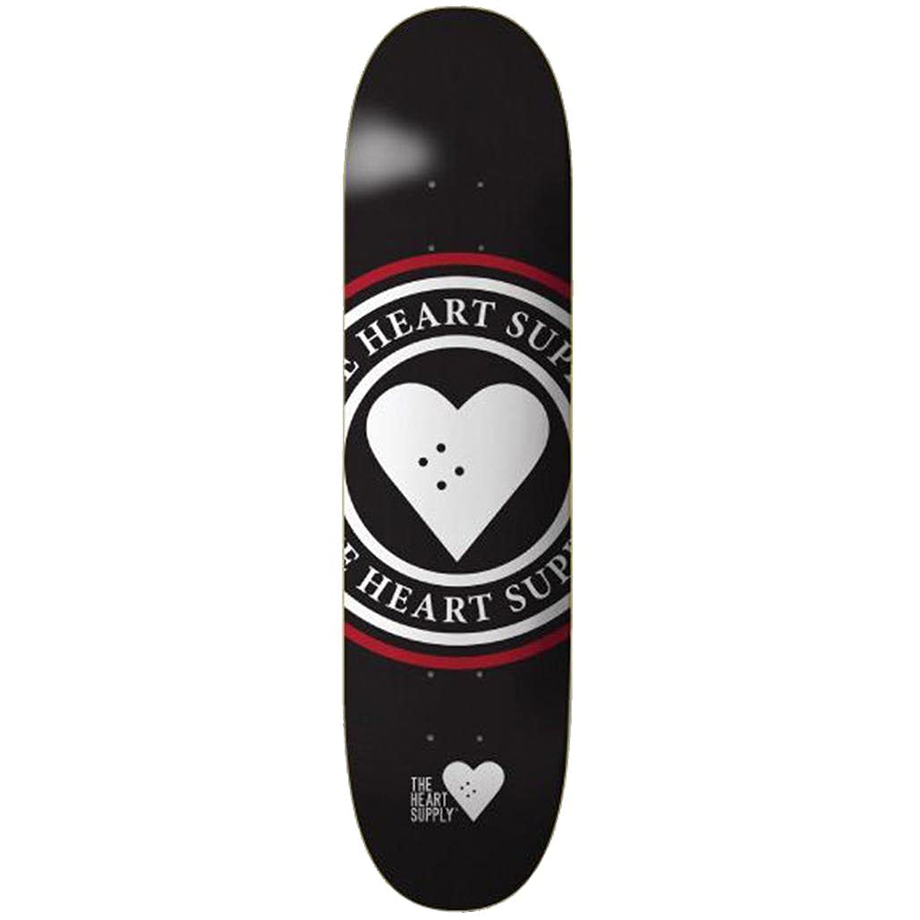Centrano Unisex – Erwachsene Insignia Skateboard Deck 8" Schwarz, 8" Schwarz
