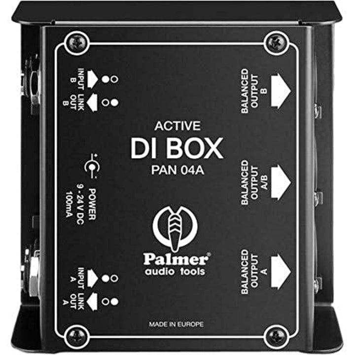 Palmer PAN 04 A ; Aktive 2-Kanal DI-Box PAN04A
