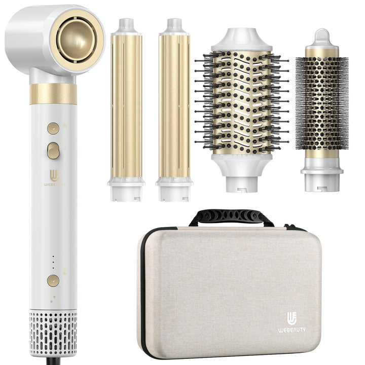 webeauty [Dual Voltage] 6in1 Hairstyler,110,000U/Min, 30M/S, 500 Millionen Negative Ionen Hochgeschw