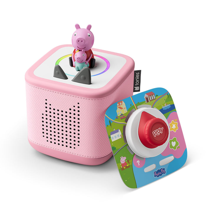 tonies Toniebox 2 Bundle Incl. 1 Peppa und das Neue Baby + EIN Spieltag mit Peppa Tonieplay Spiel, P
