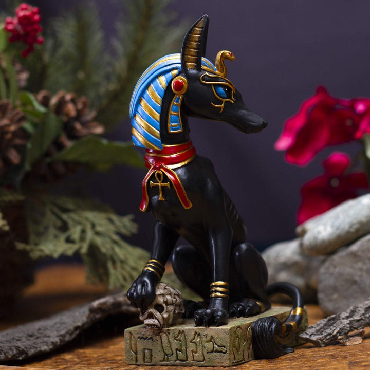 Anubis Figur von Stanley Morrison - Schakal Gott Ägypten Statue Deko