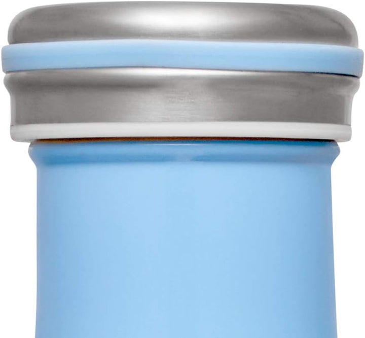 Lurch 240960 Thermo-Flasche für heisse und kalte Getränke aus Doppelwandigem Edelstahl, 0,75l, Pearl