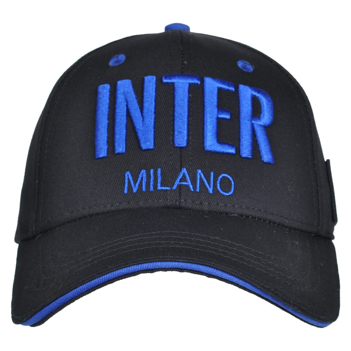 Inter Unisex Baseballmütze Baseball Cap, Schwarz, Einheitsgrösse
