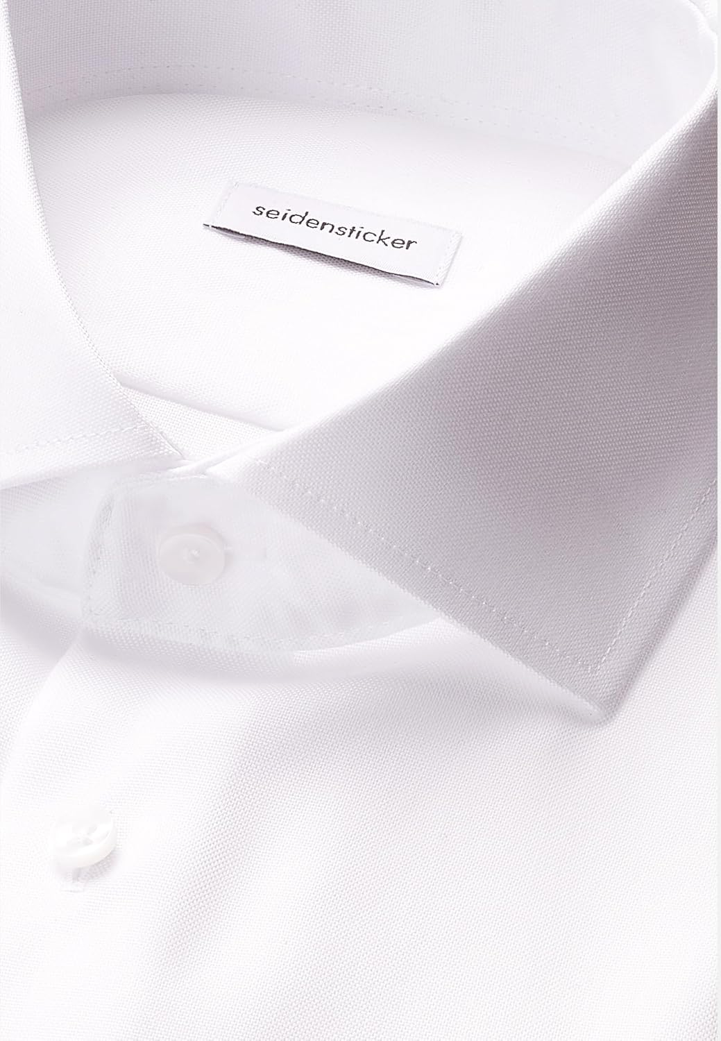 Seidensticker Herren Seidensticker Herren Business Hemd Shaped Fit – Bügelfreies Businesshemd, Weiss