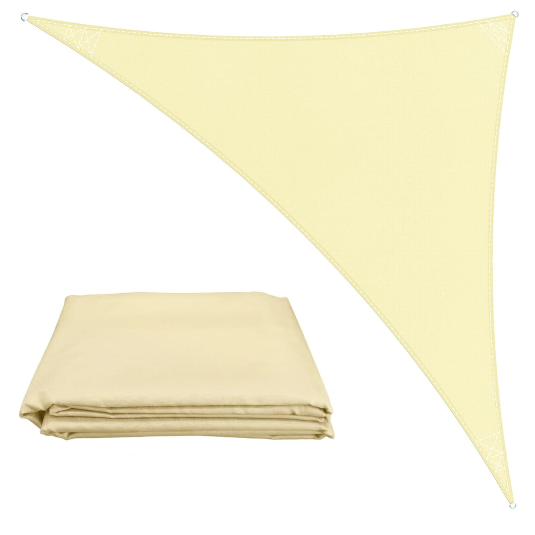 Triangle Sonnensegel, wasserdicht, 5 x 5 x 7,1 m, Outdoor-Sonnenschutz, mit UV-Schutz für Hinterhof,