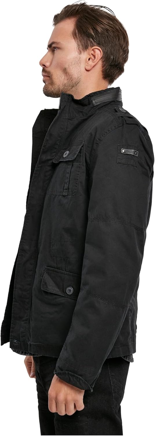 Brandit Herren Britannia Jacket Jacke S Schwarz, S Schwarz