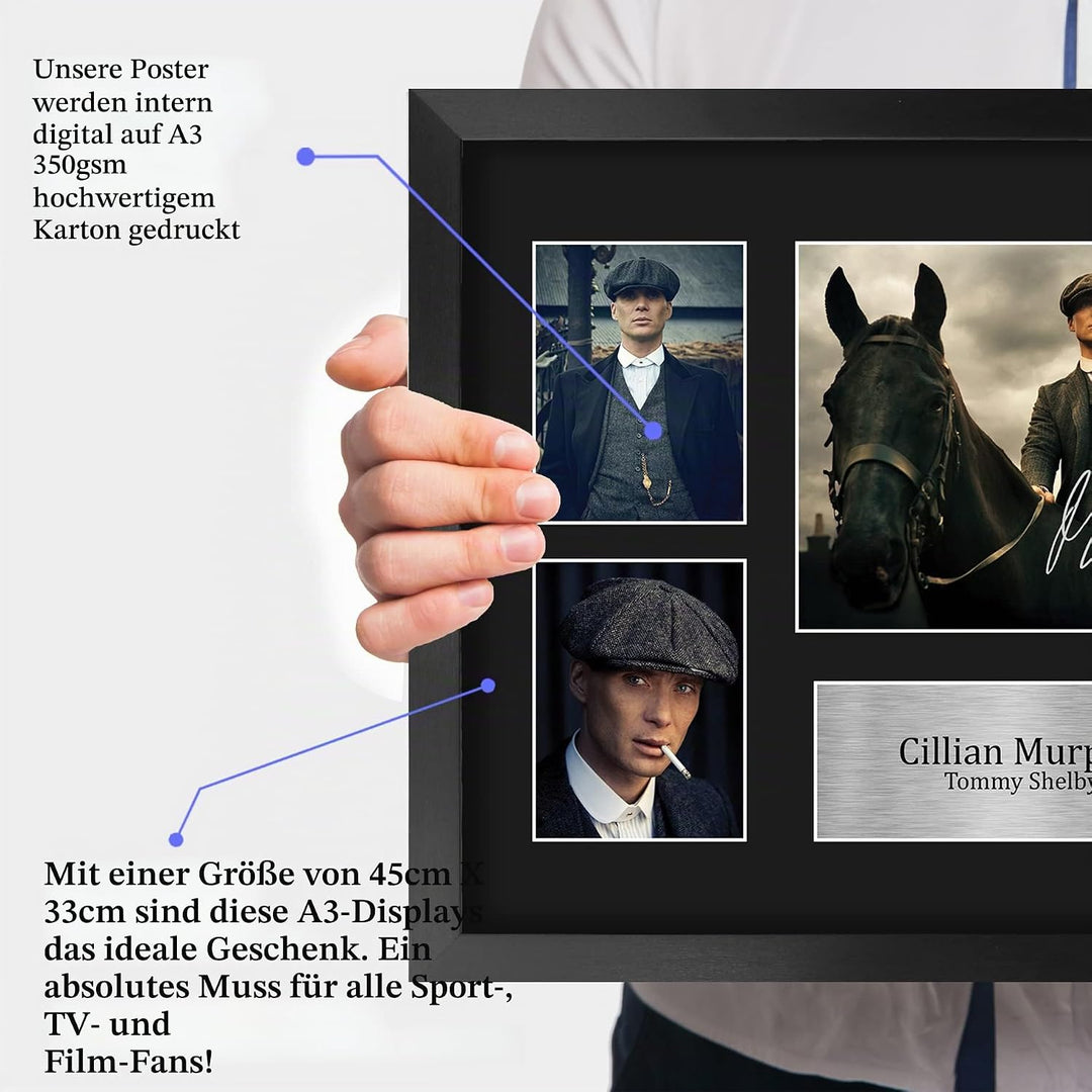 HWC Trading FR A3 Cillian Murphy Peaky Blinders Tommy Geschenke Gedruckt Signiert Autogramm Bild Für