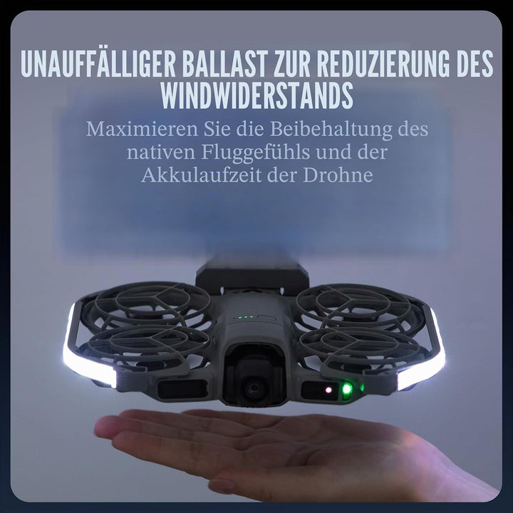 LED-Lichtstreifen Propeller Guard für DJI Neo 2 Zubehör, RGB Mehrfarbige Durchfluss Nacht Flug Licht