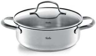 Fissler San Francisco/Edelstahl-Topfset Induktion, 6-teilig, Töpfe mit Glas-Deckel (3 Kochtöpfe, 1 B