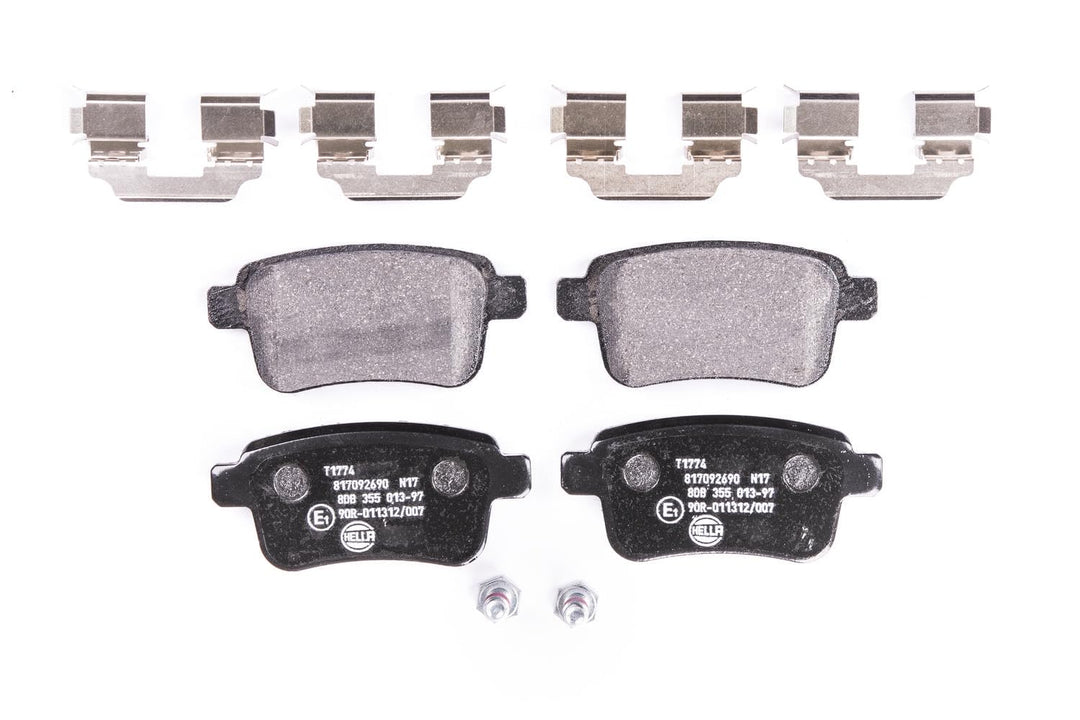 HELLA PAGID 8DB 355 013-971 Bremsbelagsatz - T1774 - Dicke/Stärke: 15.3mm - Bremssystem: TRW - nicht