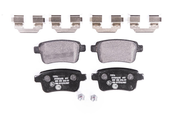 HELLA PAGID 8DB 355 013-971 Bremsbelagsatz - T1774 - Dicke/Stärke: 15.3mm - Bremssystem: TRW - nicht