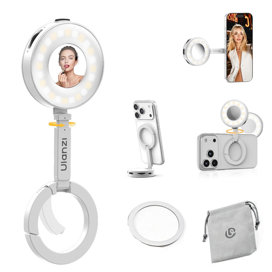 ULANZI ML05 MagLock Magnetisches Selfie-Licht (Weiss), Weiss
