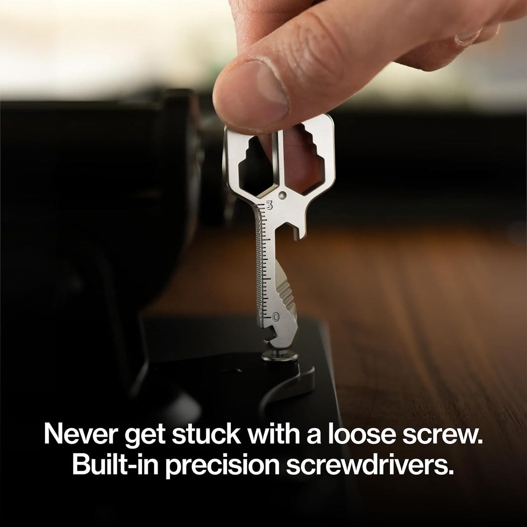 KeySmart Multitool Pro – 18-in-1 Multifunktions-Schlüsselwerkzeug, kompaktes Taschen-Multitool als S