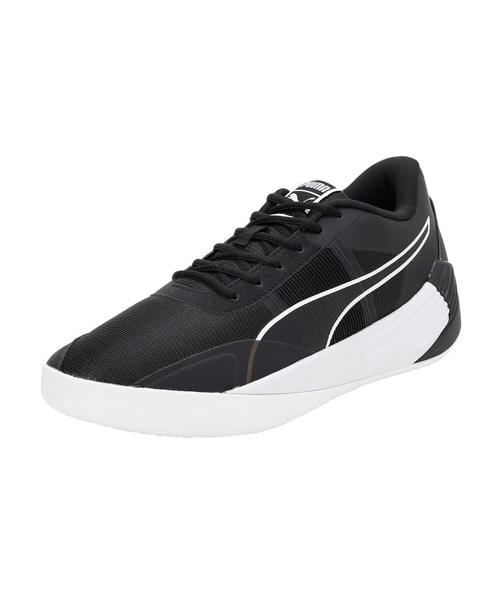 PUMA Unisex Fusion Nitro Team Basketballschuh, 42.5 EU Puma Black Puma White