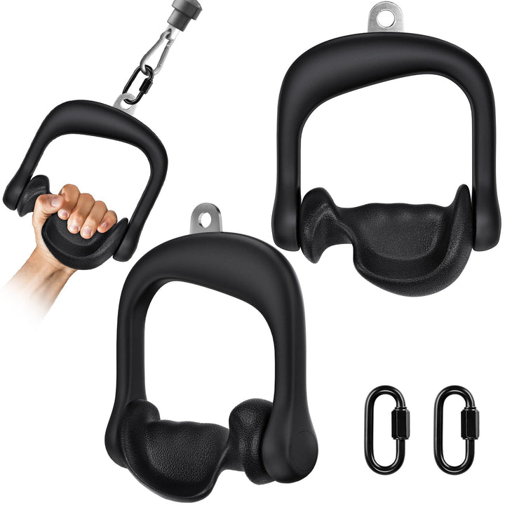 BeneLabel Kabelzug Griff, Latzug Handriff Triceps 2er Fitness Seilzug Einhandgriff Ergonomische Gym