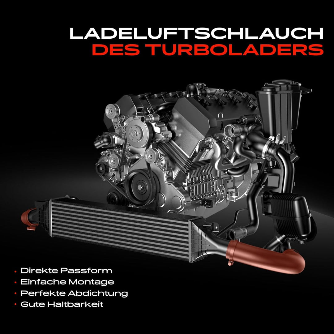 Ladeluftschlauch Turboschlauch ohne Halteklammer für CX-7 ER 2.2 MZR-CD AWD 2009/07-2013/03 R2AX1322