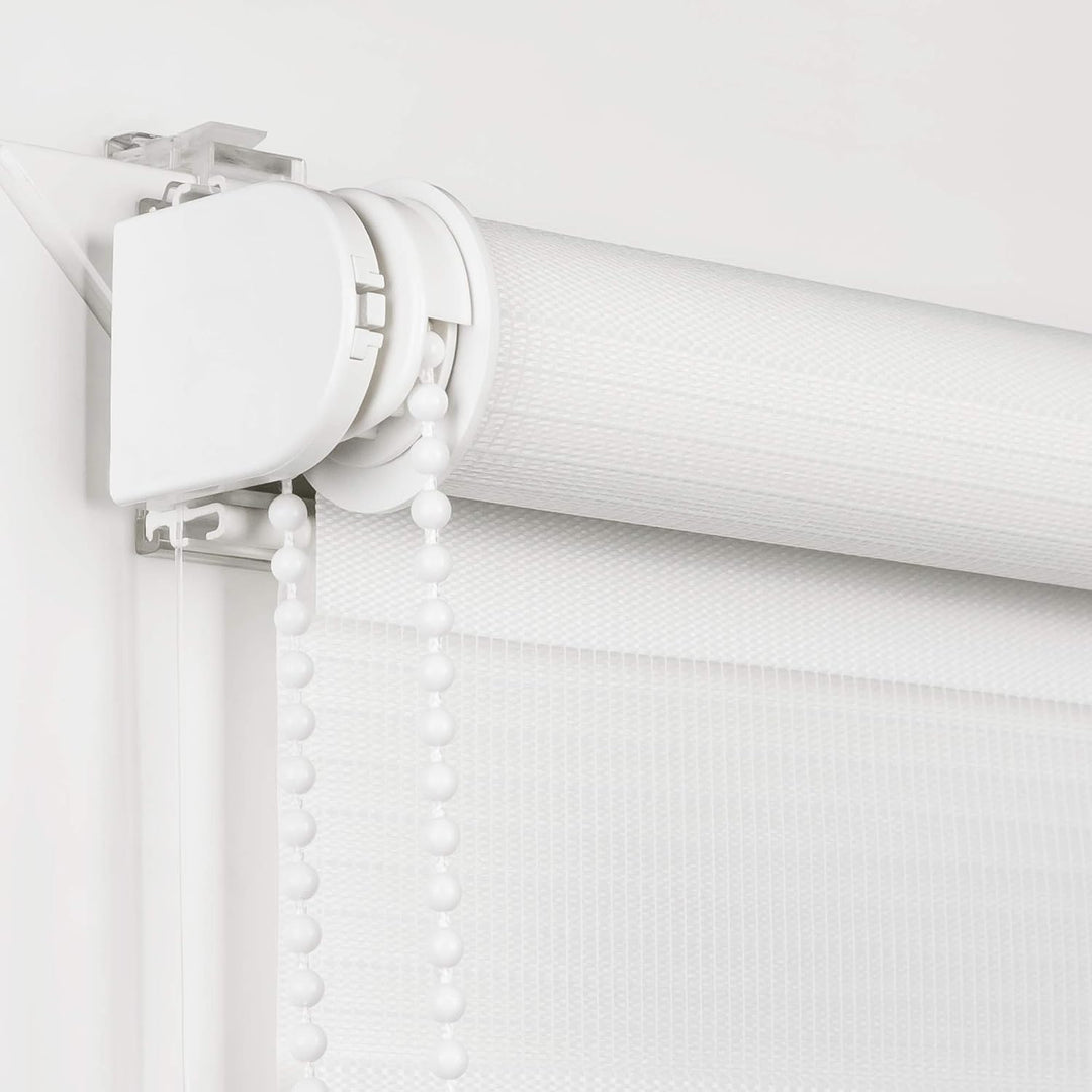 ROLLMAXXX Duo-rollo Doppelrollo Klemmfix ohne Bohren (90 x 220 cm, Braun) 90 x 220 cm Braun, 90 x 22