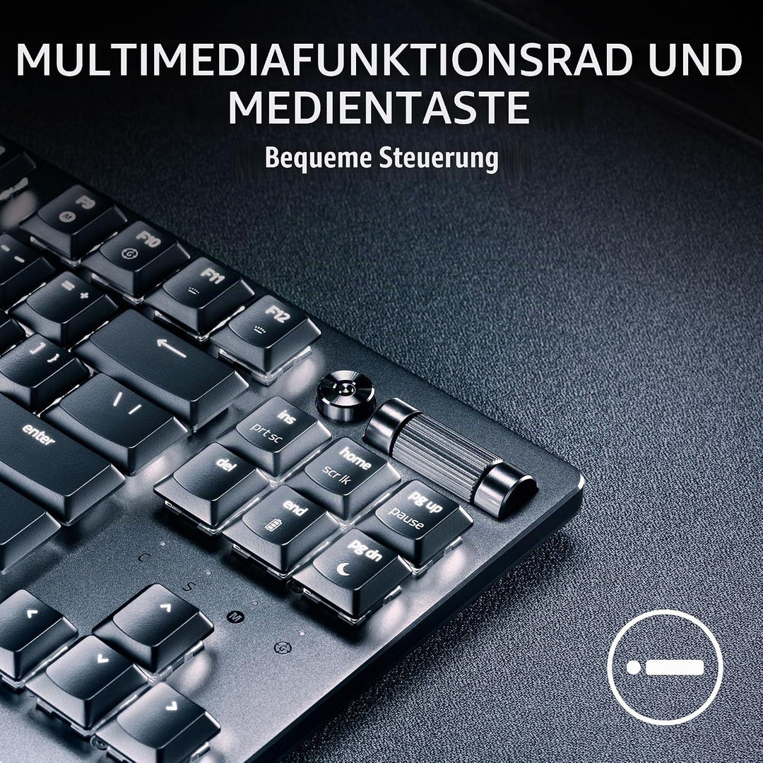 Razer DeathStalker V2 Pro Tenkeyless (Red Switch) - Kabellose Optische Low-Profile-Gaming-Tastatur (