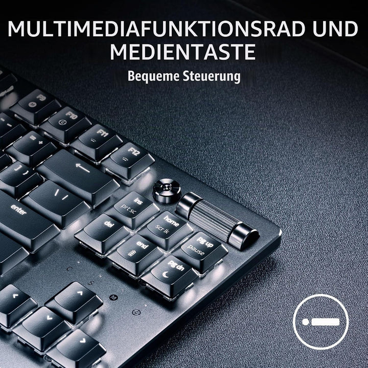 Razer DeathStalker V2 Pro Tenkeyless (Red Switch) - Kabellose Optische Low-Profile-Gaming-Tastatur (