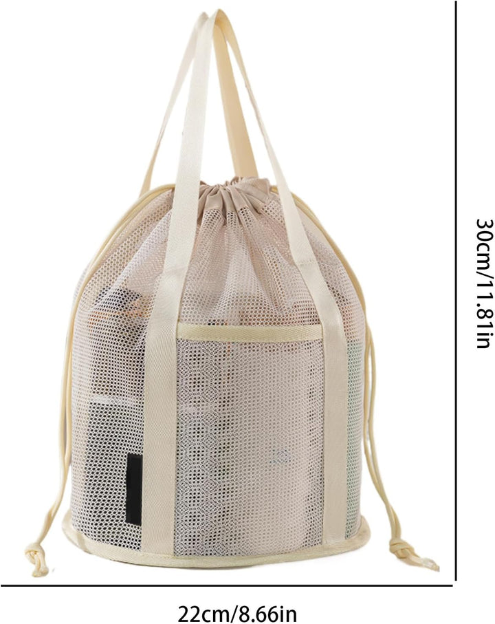 Duschtaschen, Tragbarer Maschen-Duschbeutel, wasserdichte Aufbewahrungsbeutel Für Toilettenartikel B