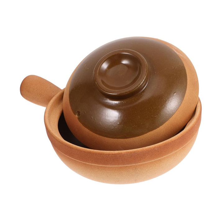 COLLBATH Tonkochtopf Mit Deckel Kochtopf Für Reissuppe Und Schmoren Asiatischer Topf Für Familienfei