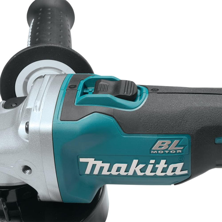 Makita DGA454Z Mini-Schleifmaschine, A, Betrieb mit Lithium-Ionen-Akku, 18 V, 115 mm, BL, nur Maschi