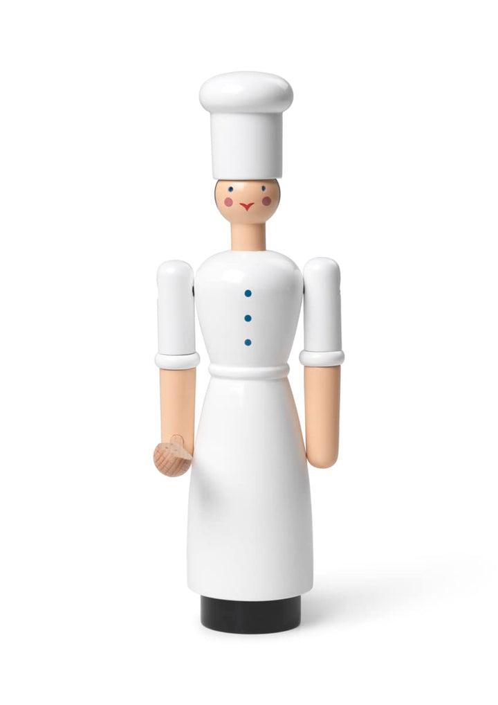 Kay Bojesen Kochmädchen Figuren 17.5 cm Holzfiguren Originaldesign, Weiss, Kochmädchen