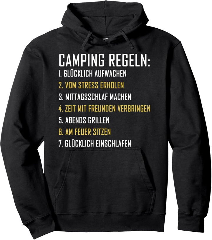 Campen Wohnmobil Camping Pullover Hoodie